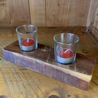Rimu Maori Design Tlite Holder (2)