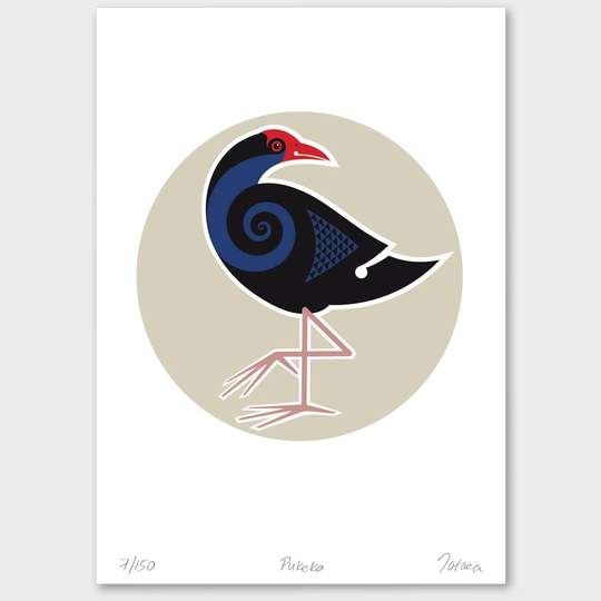 Pukeko LImited Edition Print